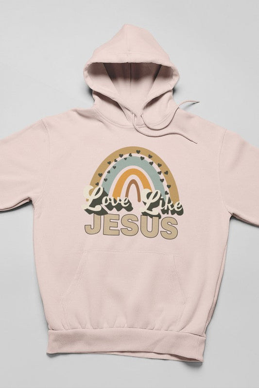 Love Like Jesus Hoodie shopmerchmallow Virgin Teez - Black Hoodie