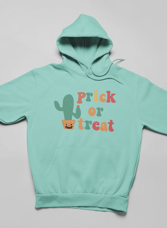 Prick Or Treat Hoodie shopmerchmallow Virgin Teez - Black Hoodie