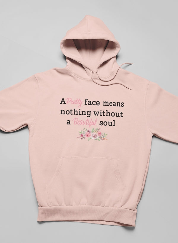 Pretty Face Hoodie shopmerchmallow Virgin Teez - Black Hoodie