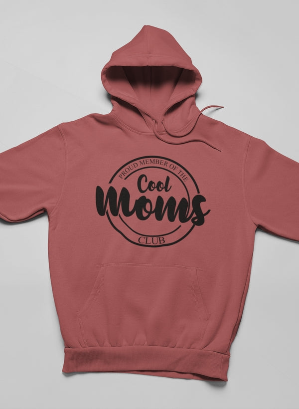 Proud Member Of The Cool Moms Club Hoodie shopmerchmallow Virgin Teez - Black Hoodie