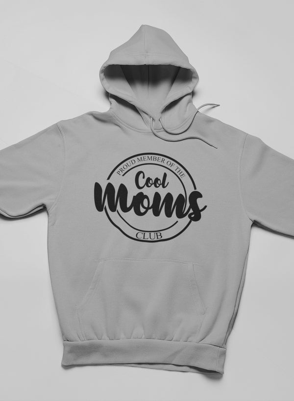 Proud Member Of The Cool Moms Club Hoodie shopmerchmallow Virgin Teez - Black Hoodie