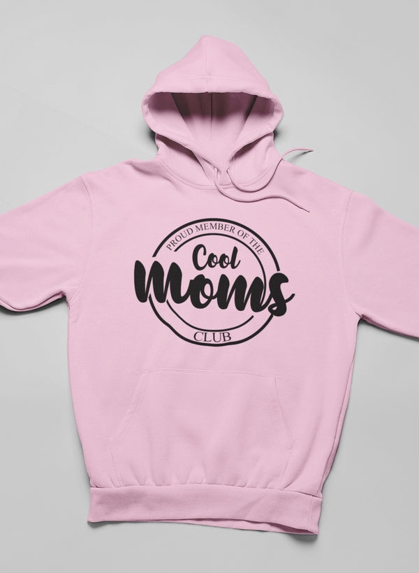 Proud Member Of The Cool Moms Club Hoodie shopmerchmallow Virgin Teez - Black Hoodie