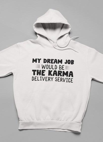 My Dream Job Hoodie shopmerchmallow Virgin Teez - Black Hoodie