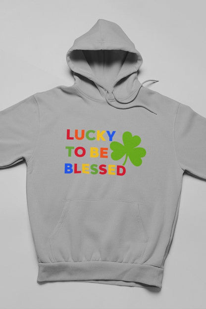 Lucky To Be Blessed Hoodie shopmerchmallow Virgin Teez - Black Hoodie