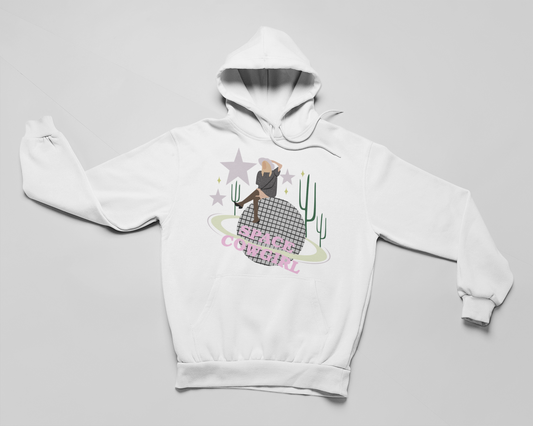 Space Cowgirl Hoodie shopmerchmallow Virgin Teez - Black Hoodie