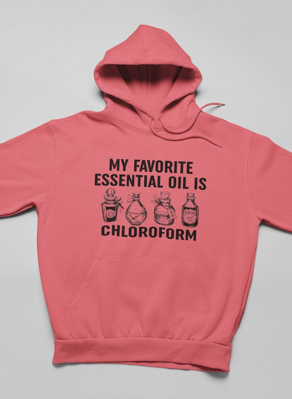 My Favorite Essential Oil Is Hoodie shopmerchmallow Virgin Teez - Black Hoodie