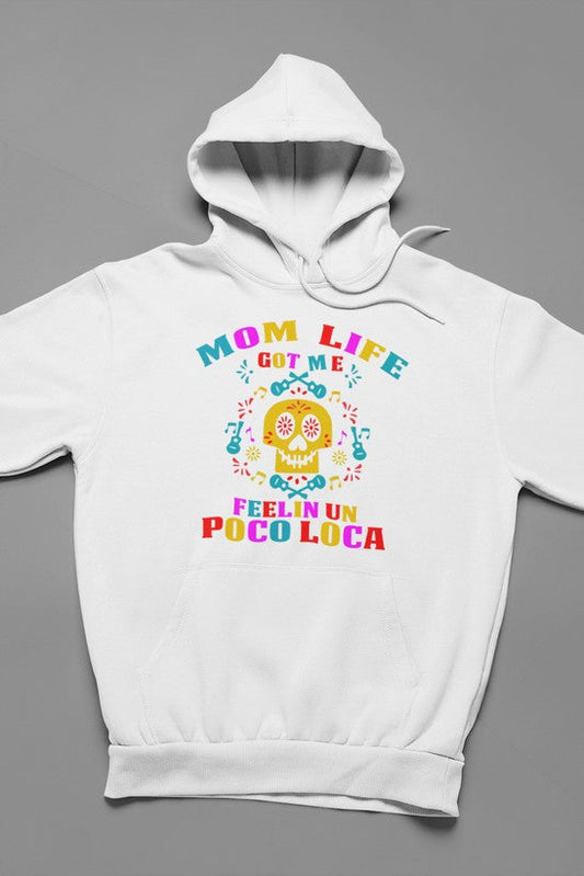 Mom Life Got Me Feeling  Hoodie shopmerchmallow Virgin Teez - Black Hoodie