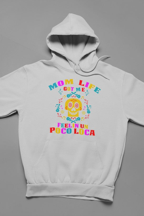 Mom Life Got Me Feeling  Hoodie shopmerchmallow Virgin Teez - Black Hoodie