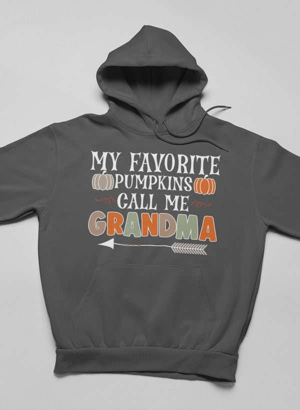 Favorite Pumpkins Call Me Grandma Hoodie shopmerchmallow Virgin Teez - Black Hoodie