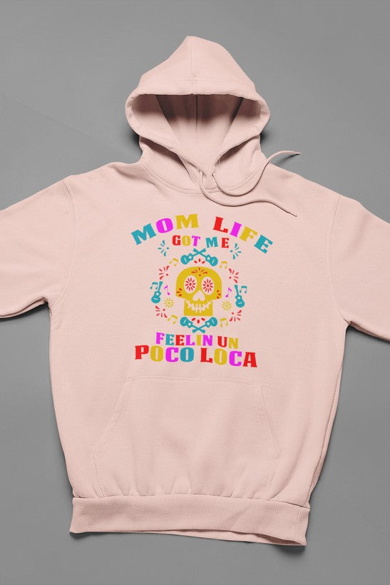 Mom Life Got Me Feeling  Hoodie shopmerchmallow Virgin Teez - Black Hoodie
