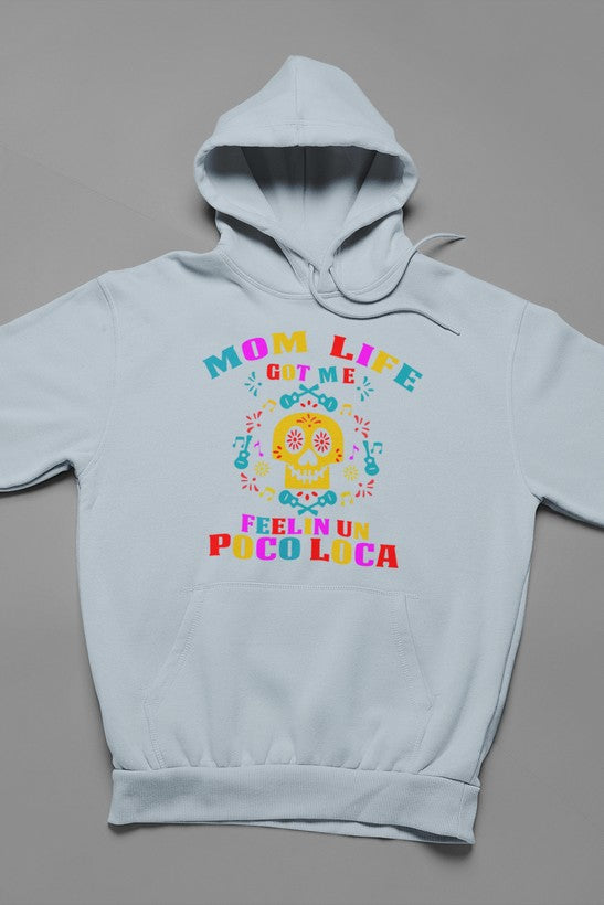 Mom Life Got Me Feeling  Hoodie shopmerchmallow Virgin Teez - Black Hoodie