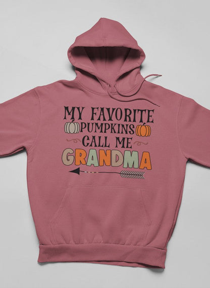 Favorite Pumpkins Call Me Grandma Hoodie shopmerchmallow Virgin Teez - Black Hoodie