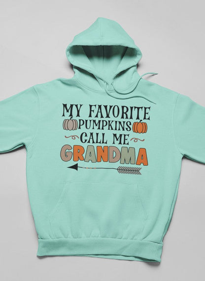 Favorite Pumpkins Call Me Grandma Hoodie shopmerchmallow Virgin Teez - Black Hoodie