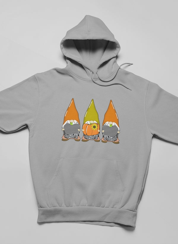 Pumpkin Gnomes Fall Hoodie shopmerchmallow Virgin Teez - Black Hoodie