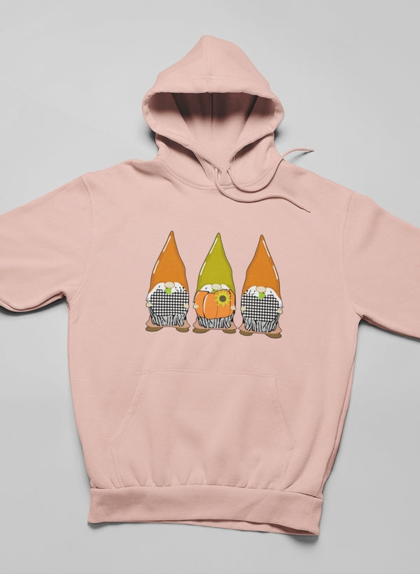 Pumpkin Gnomes Fall Hoodie shopmerchmallow Virgin Teez - Black Hoodie