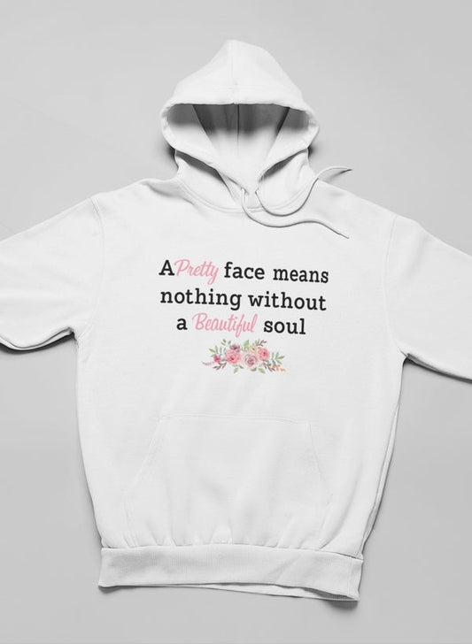 Pretty Face Hoodie shopmerchmallow Virgin Teez - Black Hoodie