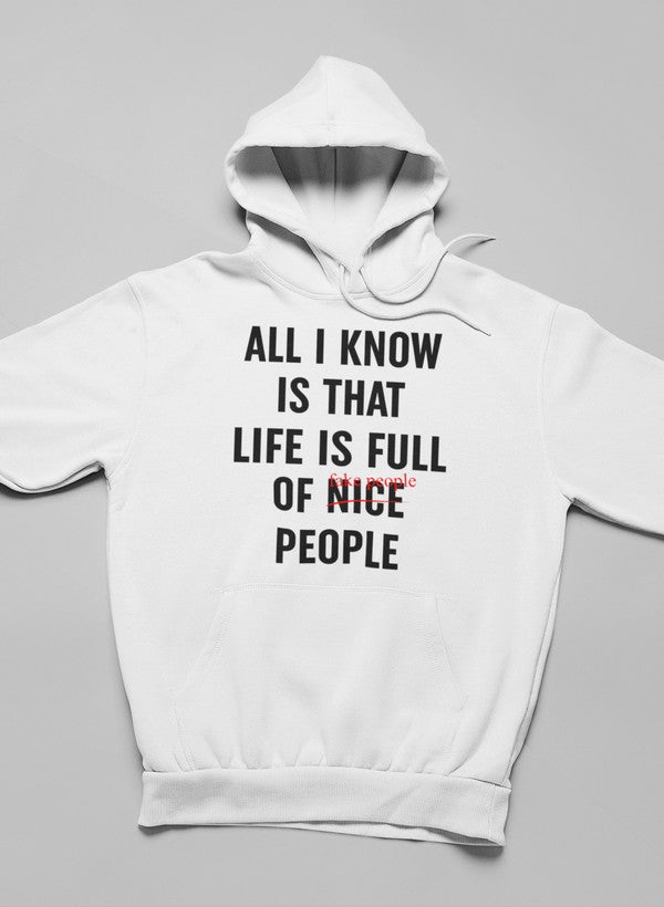 Nice People Hoodie shopmerchmallow Virgin Teez - Black Hoodie