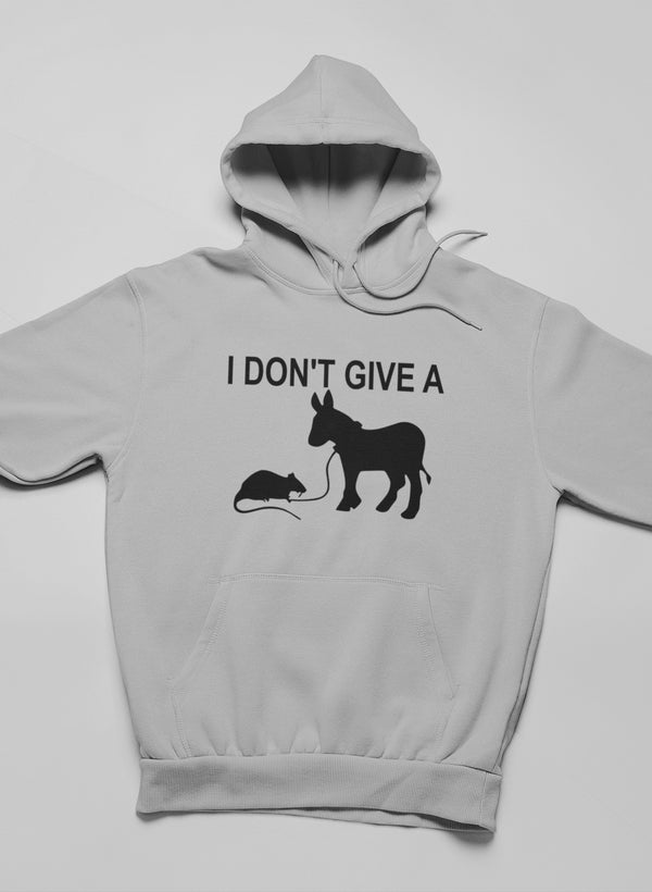 I Didn't Give Hoodie shopmerchmallow Virgin Teez - Black Hoodie