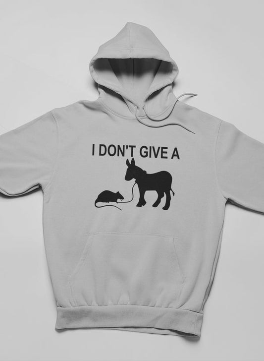 I Didn't Give Hoodie shopmerchmallow Virgin Teez - Black Hoodie