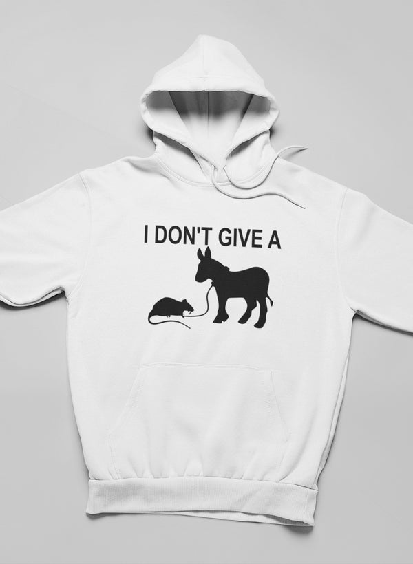 I Didn't Give Hoodie shopmerchmallow Virgin Teez - Black Hoodie