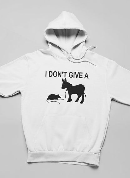 I Didn't Give Hoodie shopmerchmallow Virgin Teez - Black Hoodie