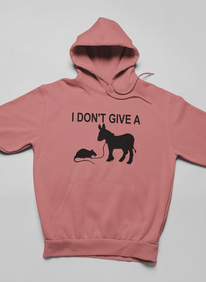 I Didn't Give Hoodie shopmerchmallow Virgin Teez - Black Hoodie