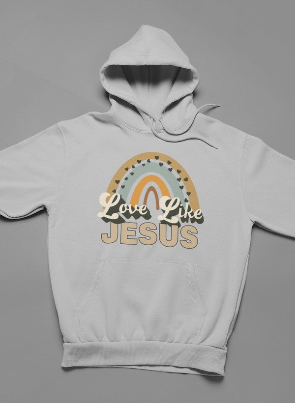 Love Like Jesus Hoodie shopmerchmallow Virgin Teez - Black Hoodie