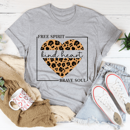 Free Spirit Kind Heart Brave Soul T-Shirt shopmerchmallow Free Spirit Kind Heart Brave Soul T-Shirt