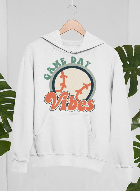 Game Day Vibes Hoodie shopmerchmallow Virgin Teez - Black Hoodie