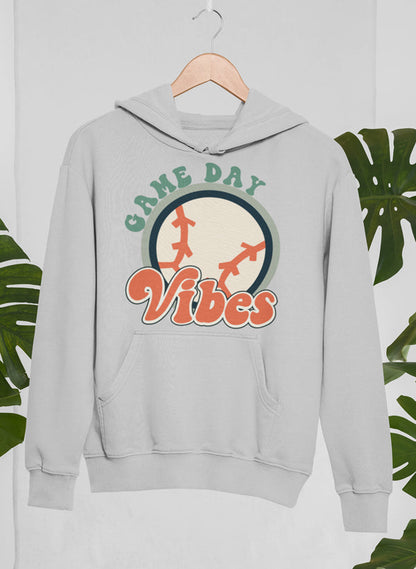 Game Day Vibes Hoodie shopmerchmallow Virgin Teez - Black Hoodie