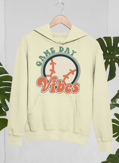 Game Day Vibes Hoodie shopmerchmallow Virgin Teez - Black Hoodie