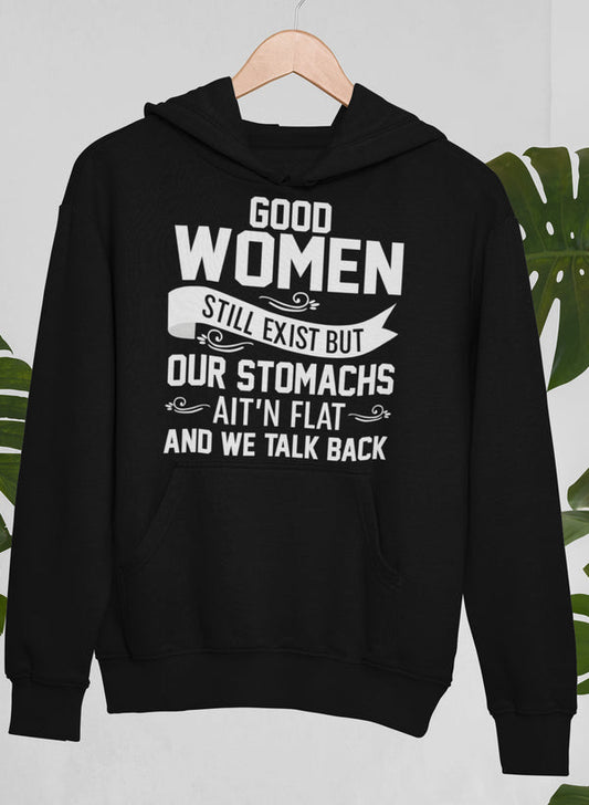 Good Women Do Still Exist Hoodie shopmerchmallow Virgin Teez - Black Hoodie