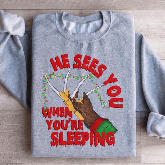 He Sees You When You're Sleeping shopmerchmallow He Sees You When You're Sleeping