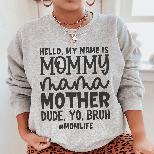 Hello My Name Is Mommy shopmerchmallow Hello My Name Is Mommy