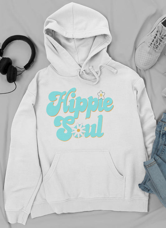 Hippie Soul Hoodie shopmerchmallow Virgin Teez - Black Hoodie