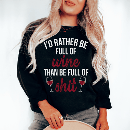 I'd Rather Be Full Of Wine shopmerchmallow I'd Rather Be Full Of Wine