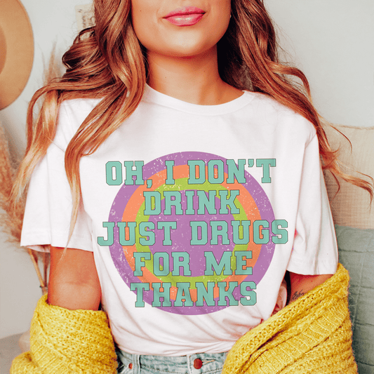 I Don't Drink T-Shirt shopmerchmallow I Don't Drink T-Shirt