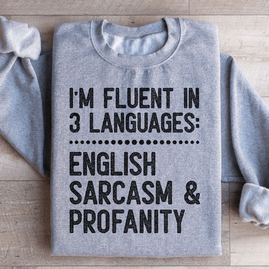 I'm Fluent In 3 Language shopmerchmallow I'm Fluent In 3 Language
