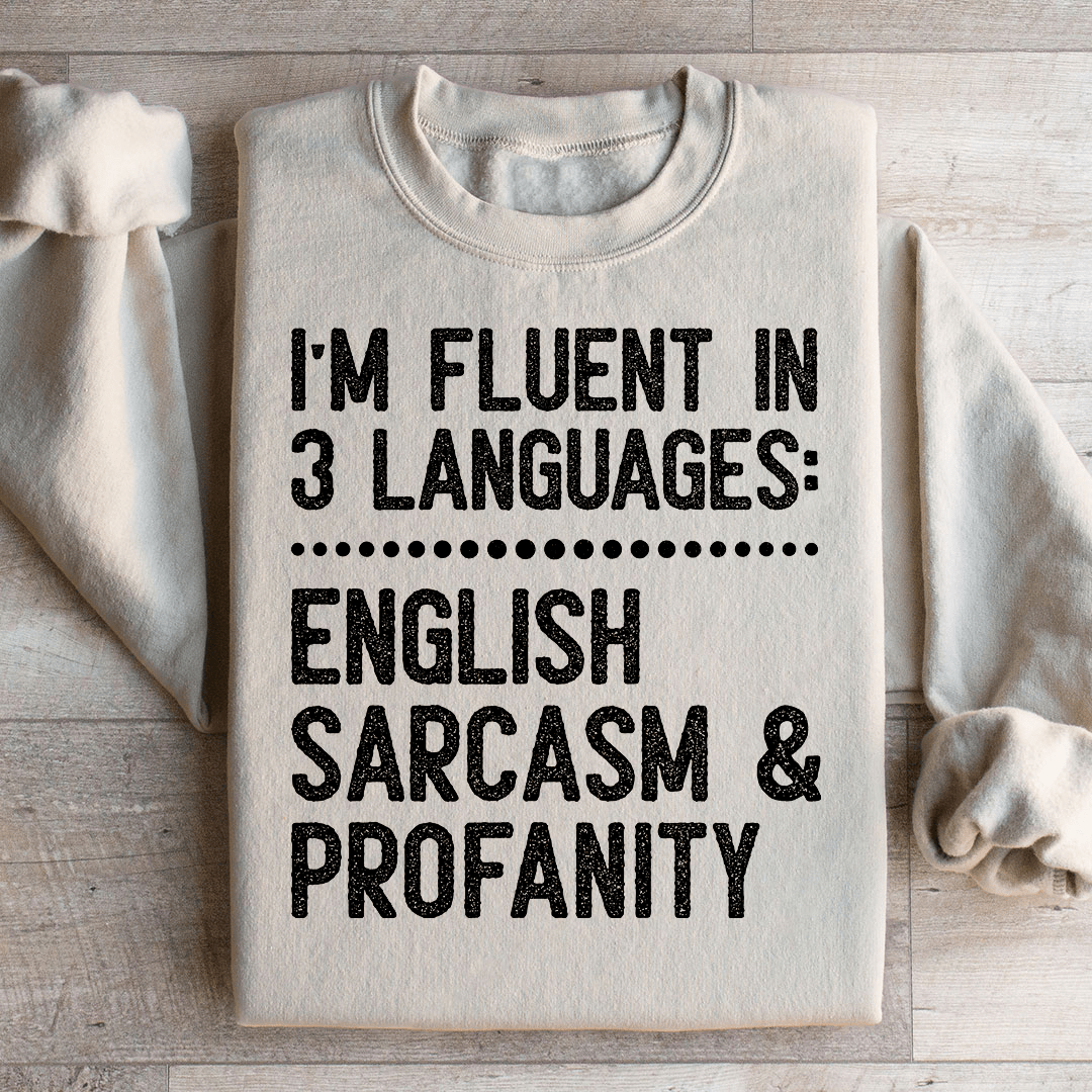 I'm Fluent In 3 Language shopmerchmallow I'm Fluent In 3 Language