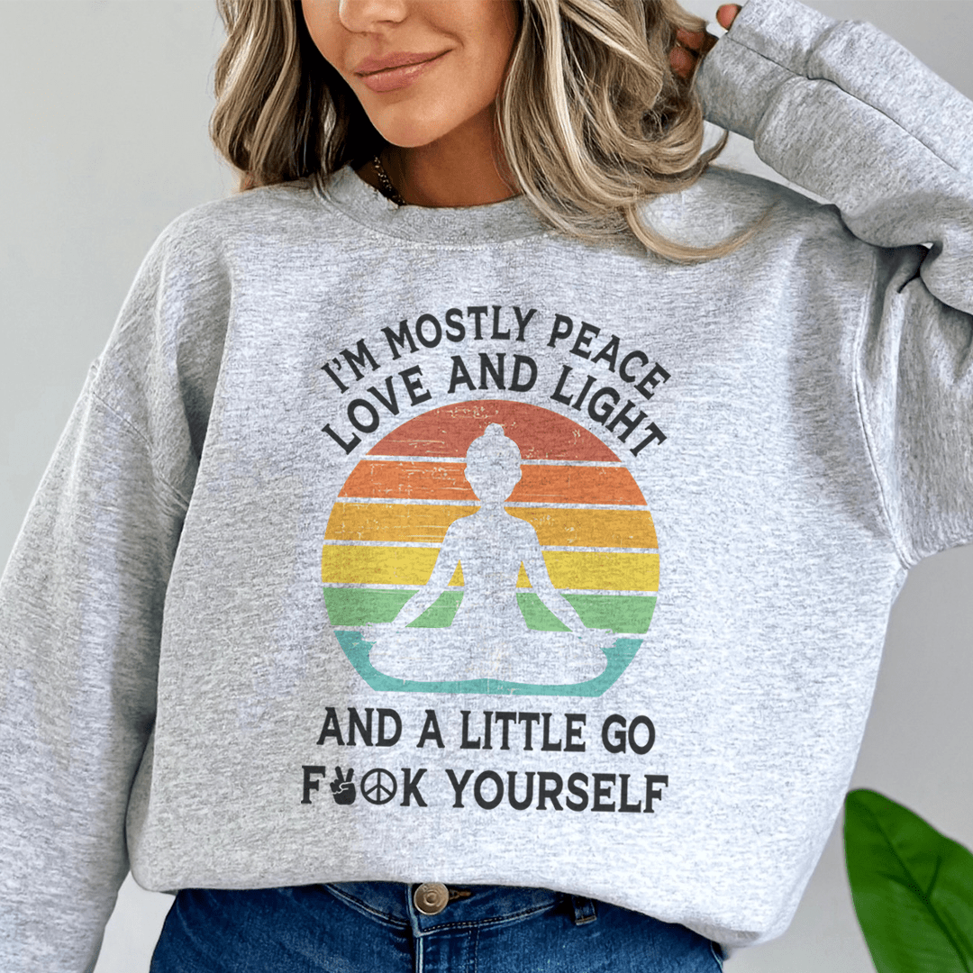 I'm Mostly Peace Love And Light shopmerchmallow I'm Mostly Peace Love And Light