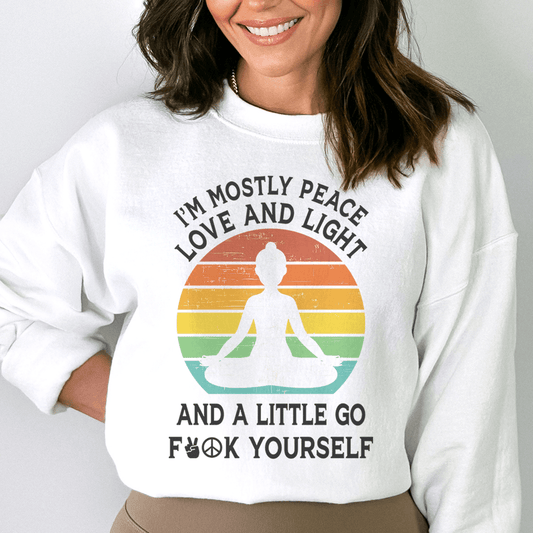I'm Mostly Peace Love And Light shopmerchmallow I'm Mostly Peace Love And Light