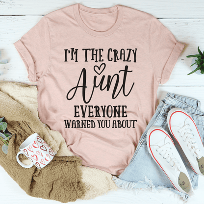 I'm The Crazy Aunt T-Shirt shopmerchmallow I'm The Crazy Aunt T-Shirt