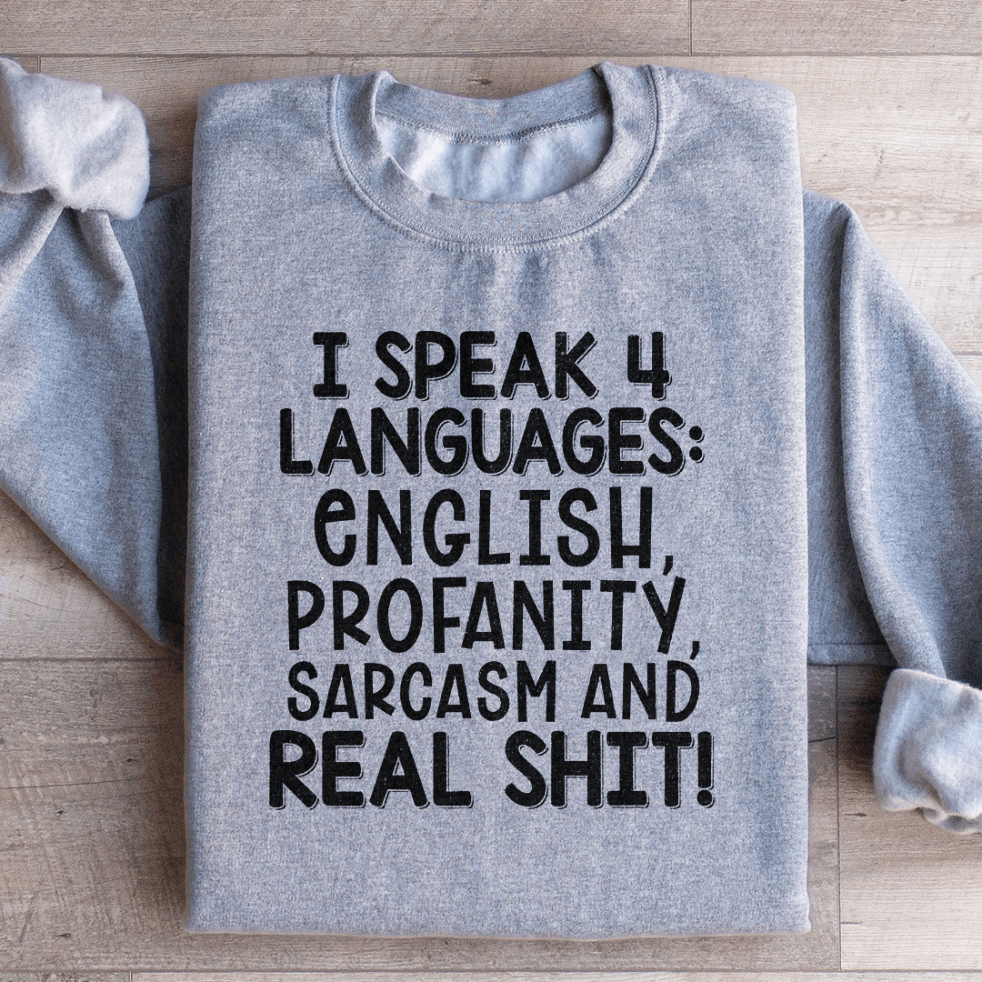 I Speak Four Languages shopmerchmallow I Speak Four Languages