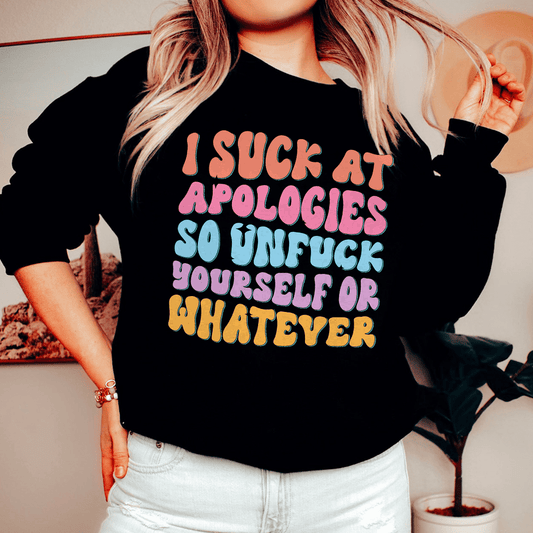 I Suck At Apologies shopmerchmallow I Suck At Apologies