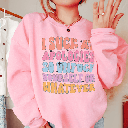 I Suck At Apologies shopmerchmallow I Suck At Apologies