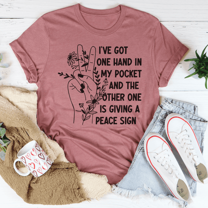 I've Got One Hand In My Pocket T-Shirt shopmerchmallow I've Got One Hand In My Pocket T-Shirt