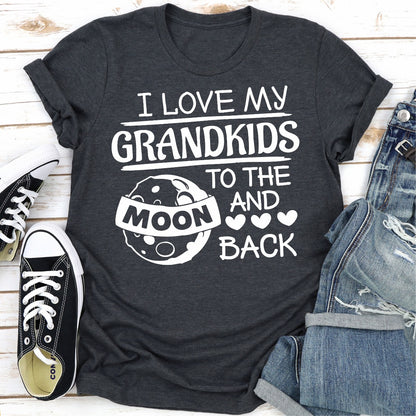 I Love My Grandkids To The Moon And Back T-Shirt shopmerchmallow I Love My Grandkids To The Moon And Back T-Shirt