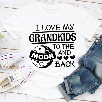 I Love My Grandkids To The Moon And Back T-Shirt shopmerchmallow I Love My Grandkids To The Moon And Back T-Shirt