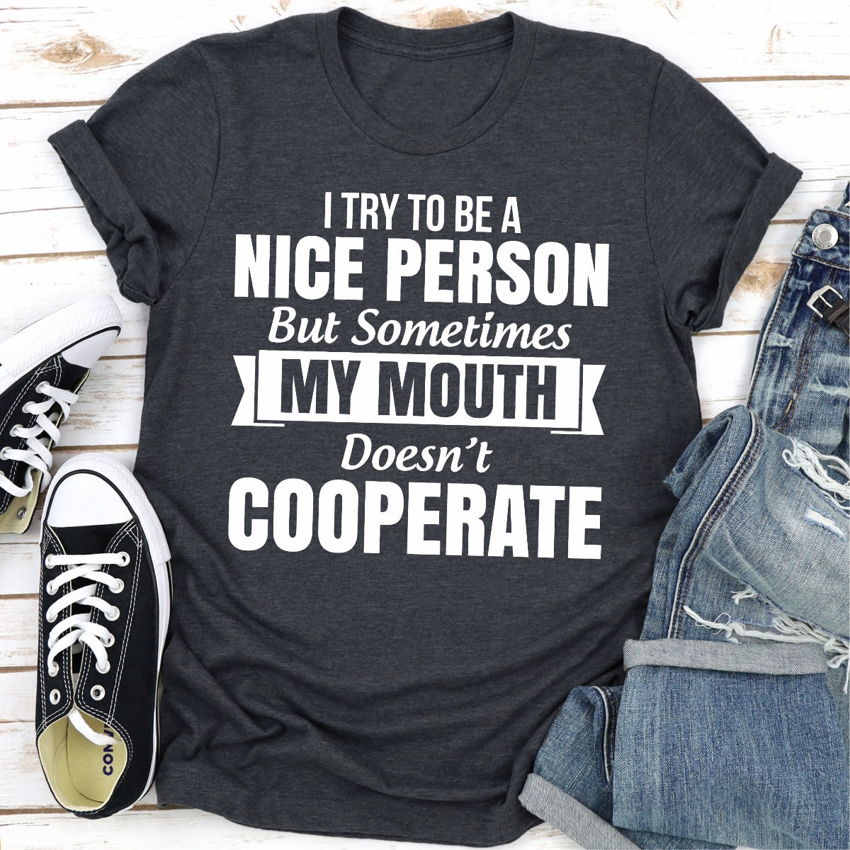 I Tried To Be A Nice Person T-Shirt shopmerchmallow I Tried To Be A Nice Person T-Shirt