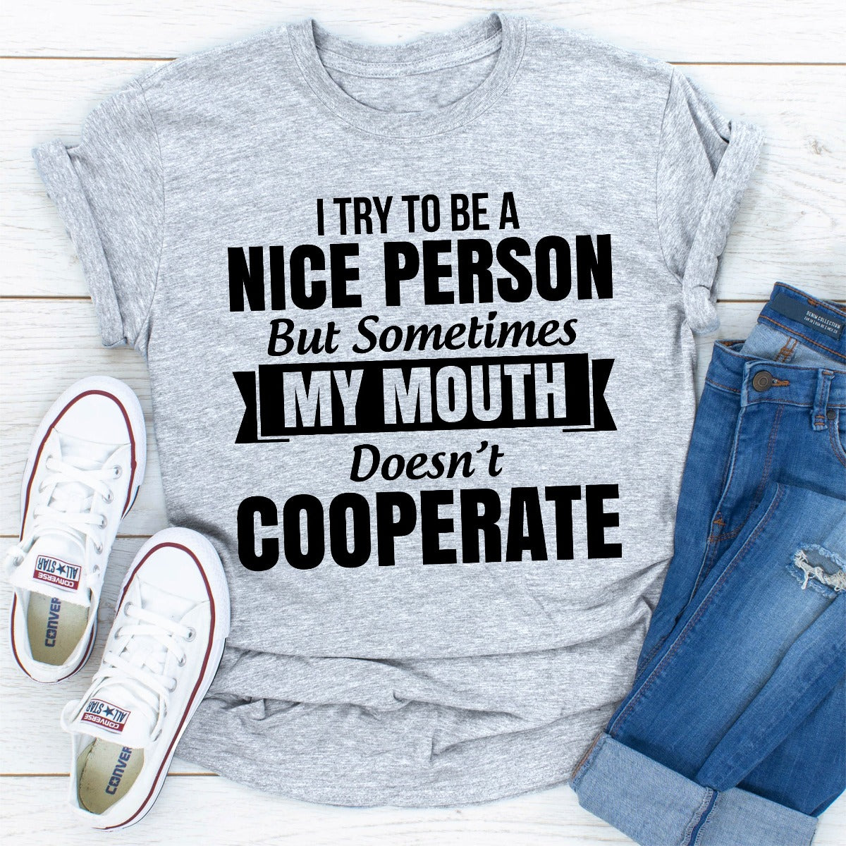 I Tried To Be A Nice Person T-Shirt shopmerchmallow I Tried To Be A Nice Person T-Shirt